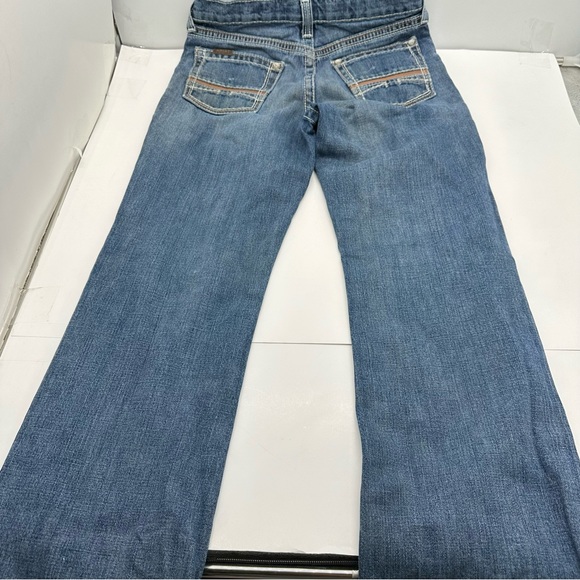 Ariat B4 Jeans Boys Size 16 Relaxed Boot Cut Denim Work Cowboy - Picture 8 of 12